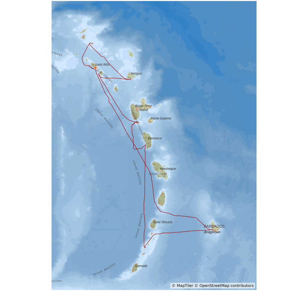 Cruise Route Map - Explorer