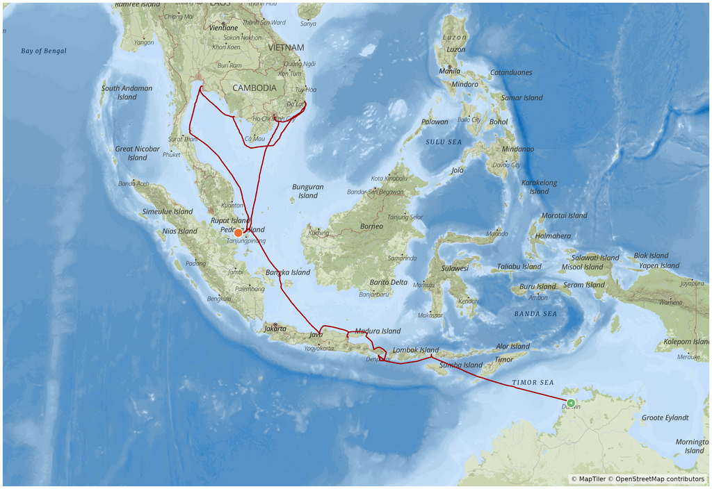 Cruise Route Map - Explorer
